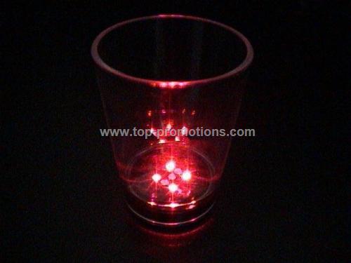 Flashing dice glass