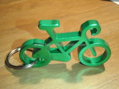 Bicycle Bottle Opener Keychain