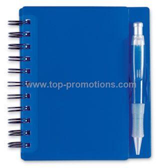 Note book with pen