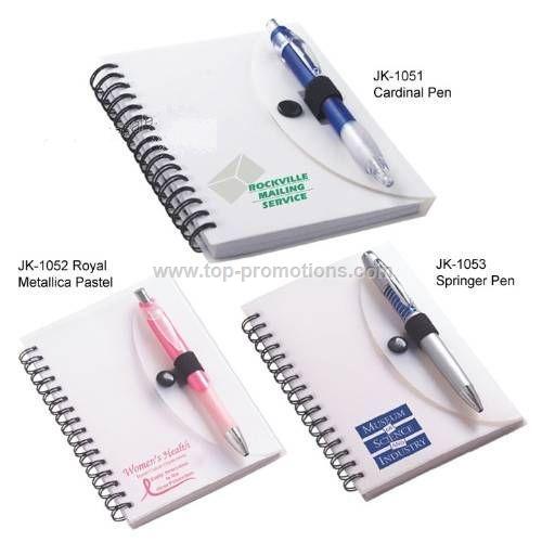 Spiral Notebook with Pen