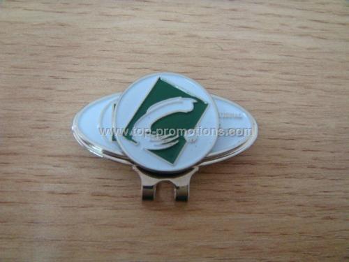 Golf ball marker hat clip 