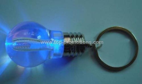 LED light bulb keychain