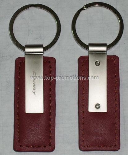 leather keychain