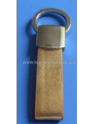 leather keychain