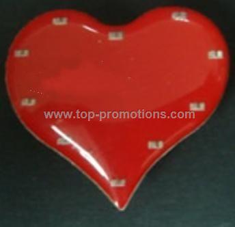 heart shape Flashing Badge