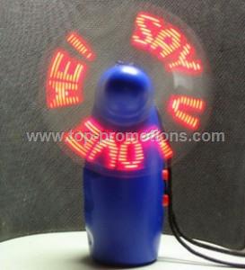 LED flashing fan