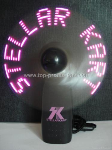 Mini flashing fan