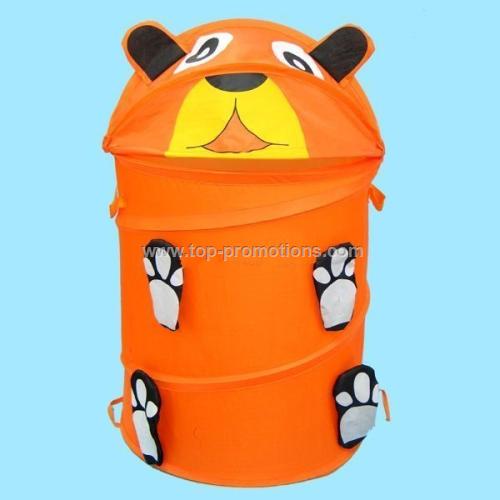 Pop up cartoon hamper