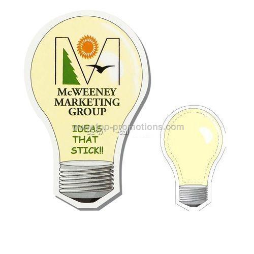 Light Bulb Shaped Magnet - Digitally Printed