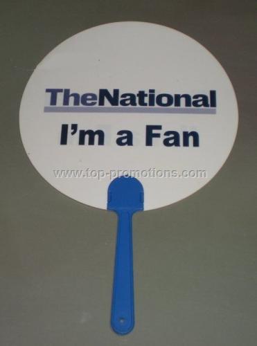 Promo plastic fans