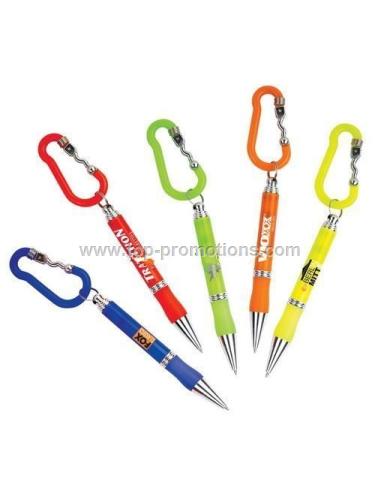 Ballpoint carabiner pen