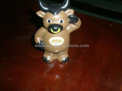 PU bull stress ball