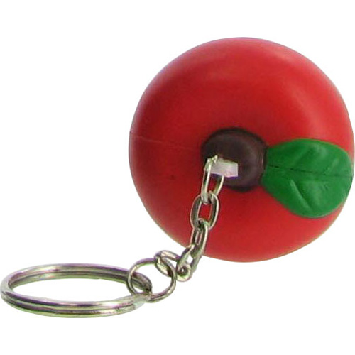 Apple Key Chain Stress Ball