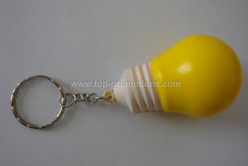 Light Bulb Stress Ball Keychai