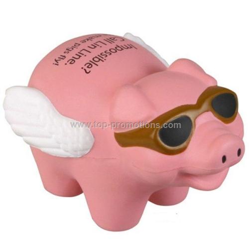 Flying Pig Squeeze Toy