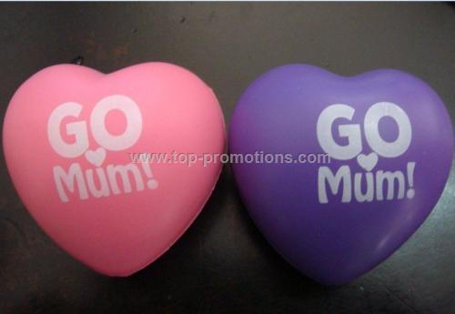 promotional heart shape anti stress ball