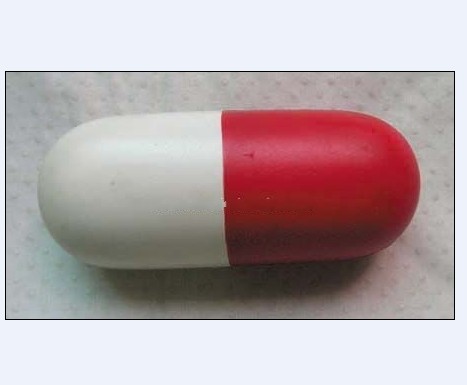 PU pill stress ball