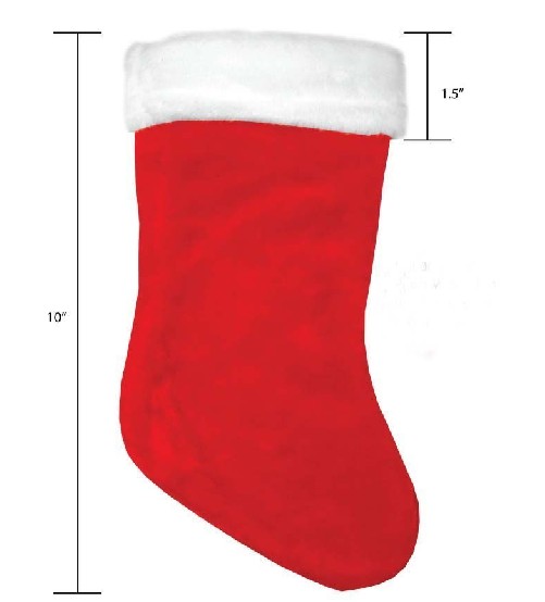 10 is Christmas stocking