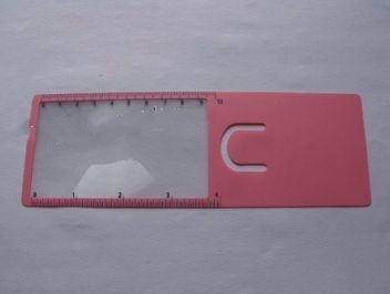 Bookmark Magnifier with Rule