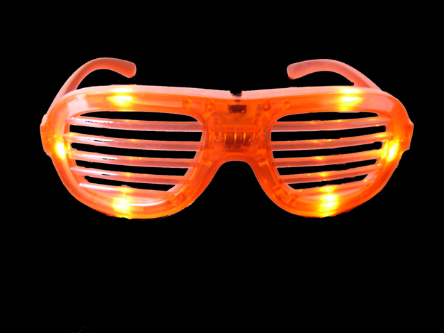 LED Shutter Shades Glasses(Red)