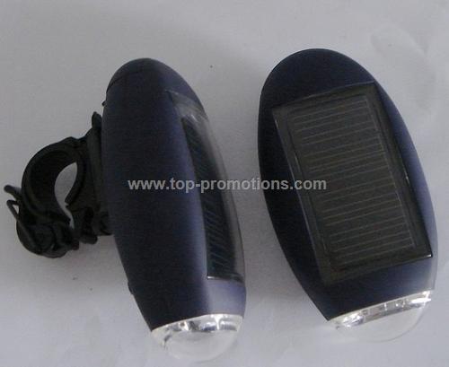 Solar Flashlight for bike