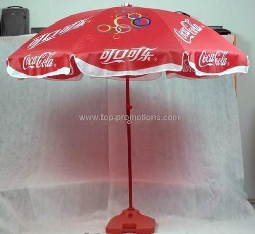 Coca cola beach umbrella