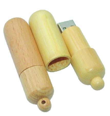 Wooden USB memory stick