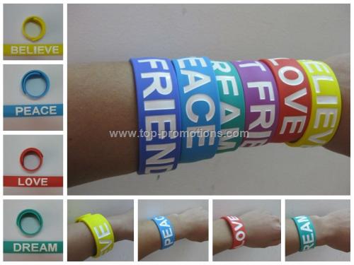 Fashion Silicone Slap Bracelet