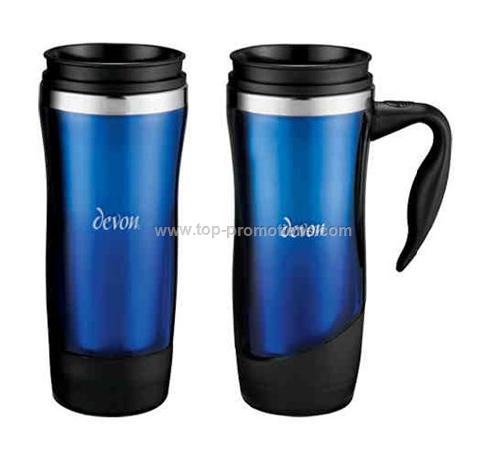 Swerve Acrylic mug with stainless steel liner 14 o