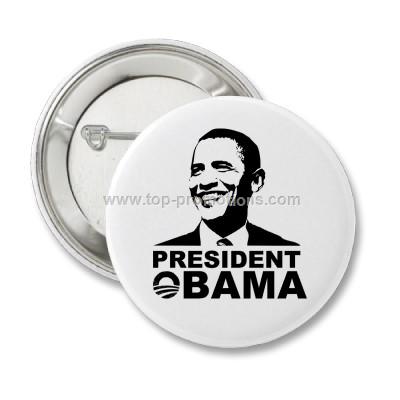 President Obama button badge