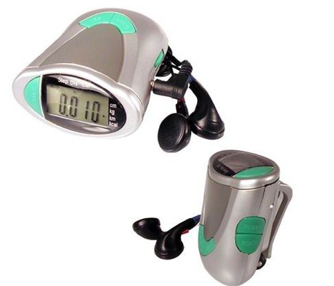 Pedometer Radio Work-Out Pedometer Radio