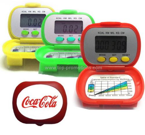 multifunction flip pedometer 