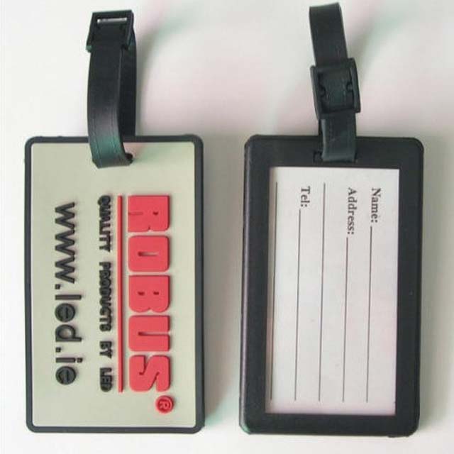 Soft pvc luggage tags