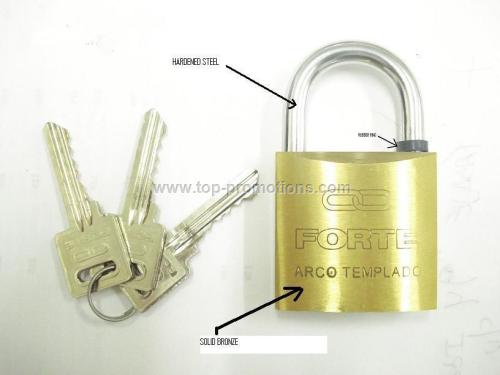 Brass padlock