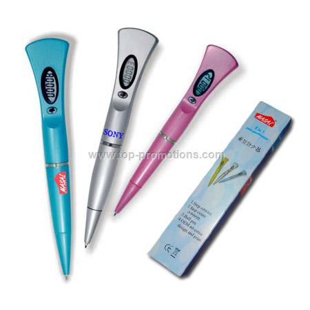 Ball pen Pedometer