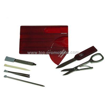 Multi funtion tool card set, Swiss Card Lite