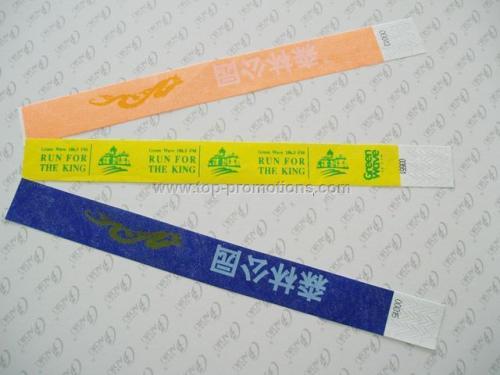 Tyvek ID Wristbands