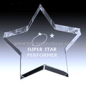 Crystal Star Paperweight