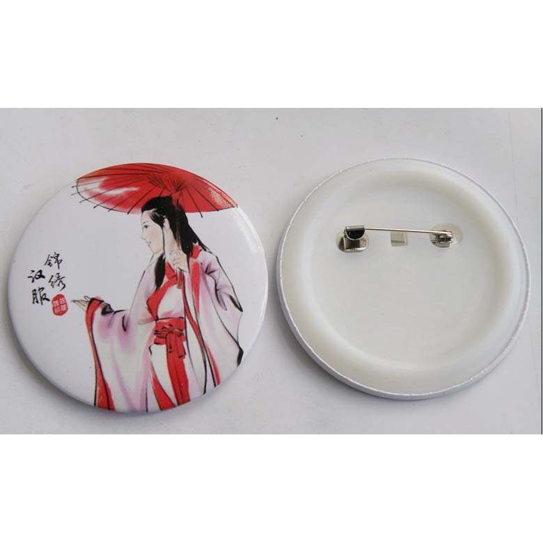 BUTTON Badges with Plastic back