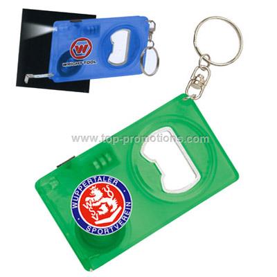 3 in 1 Bottle Opener with LED Light