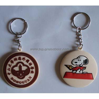 Small soft PVC Keychain