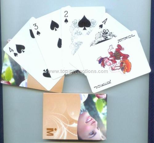 PVC playing card