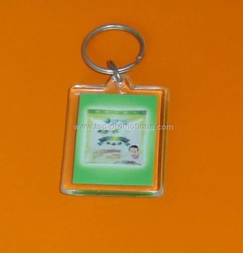 Rectangle acryl keychain