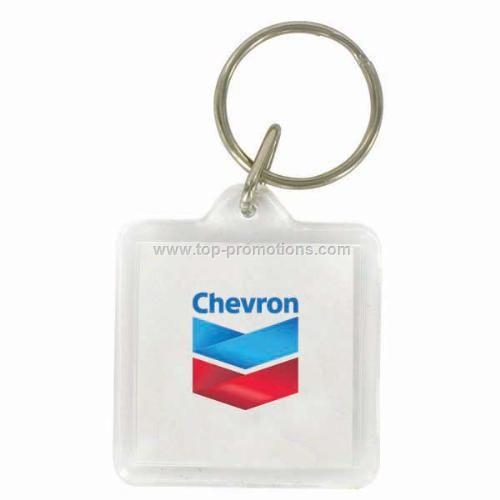 Square Acrylic Key Tag