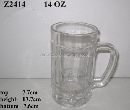 Glass beer mug