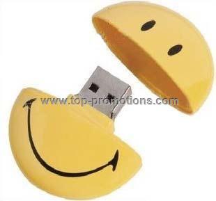 Smile face USB flash drive