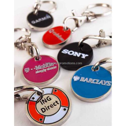 Trolley & Locker Coin Keyrings