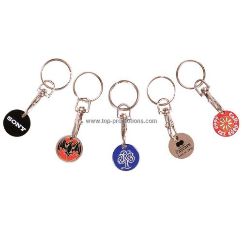 Trolley Locker Coin Keyrings