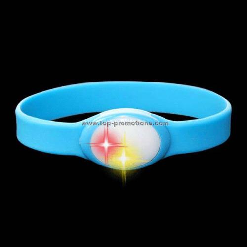 Flashing LED Silicone Bracelet