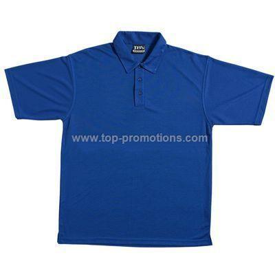 Solid Colour Poly Polo